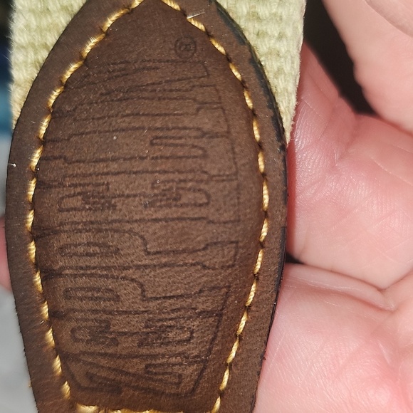 Zeppelin Tan Belt with Fish Embroidery - Picture 7 of 8